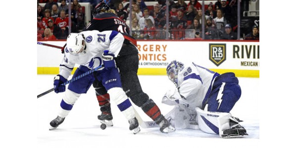 Andrei Vasilevskiy gjorde sitt första framträdande för säsongen med utmärkta resultat Andrei Vasilevskiy gjorde sitt första framträdande för säsongen med utmärkta resultat